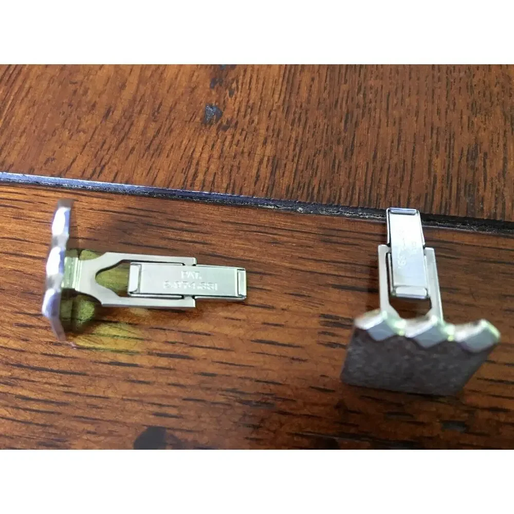Vtg Silvertone Square and Diamond Shape Cufflinks, Patented